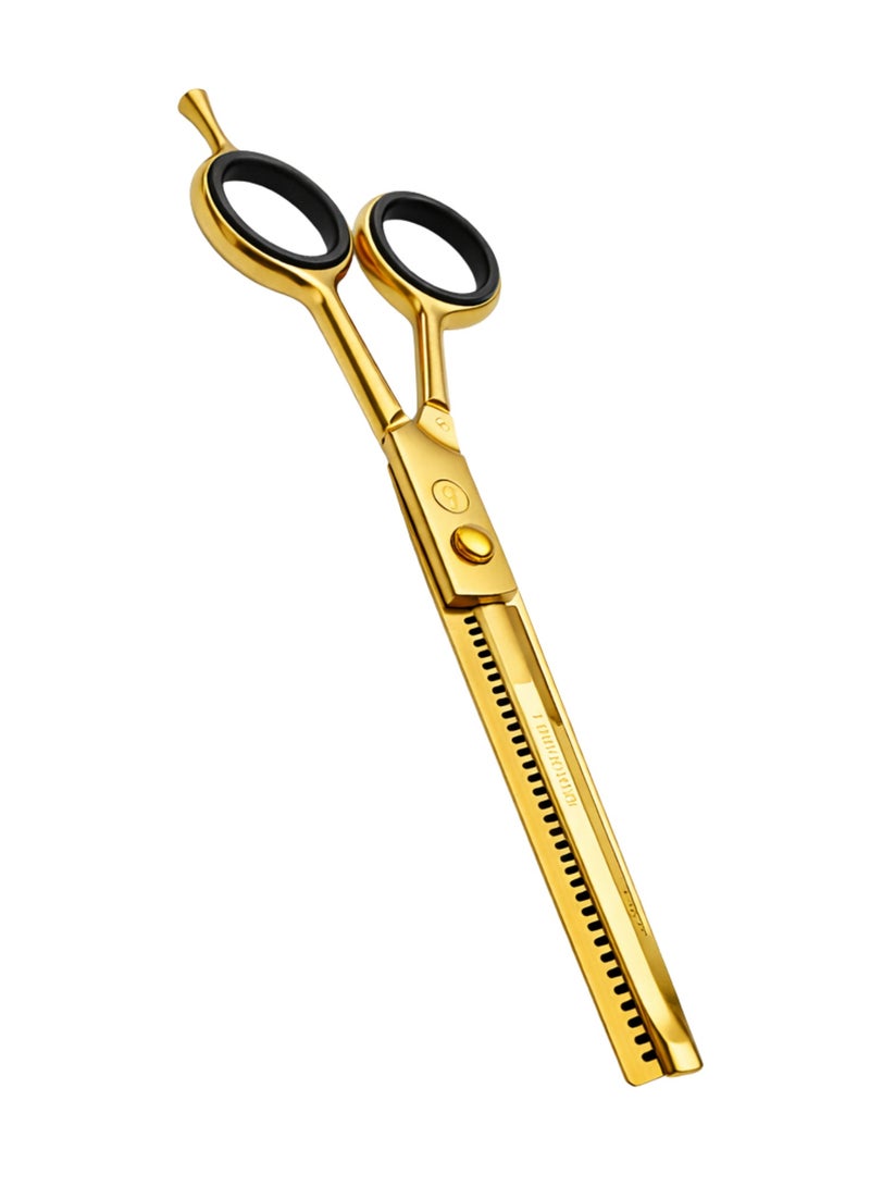 Billionaire Man Professional Thinning Barber Scissors 6' - Gold